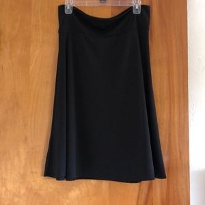 LuLaRoe Azure black skirt